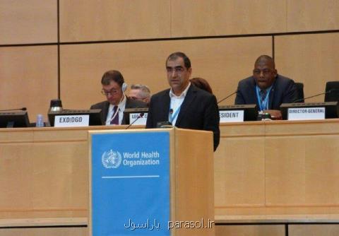 انتخاب وزیر بهداشت ایران بعنوان كمیسیونر كنترل بیماری های غیرواگیر سازمان جهانی بهداشت